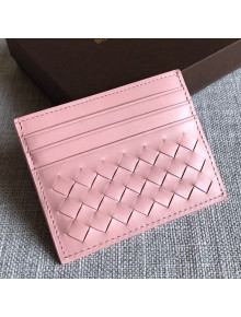 Bottega Veneta Woven Credit Card Case/Holder Pink 2021