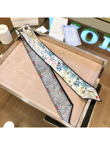 Dior Mitzah Tarot Silk Bandeau Scarf 6x100cm 2021 09