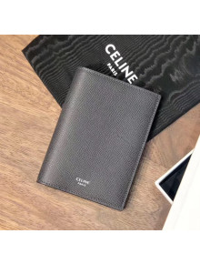 Celine Grained Calfskin Pocket Organizer Grey 2020