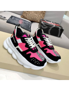 Versace Mesh Sneakers Pink 02 2021