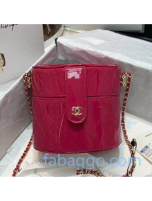 Chanel Patent Calfskin Large Clutch with Chain AP1616 Pink 2020