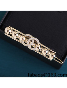 Chanel Shiny Headband Gold 2021 23