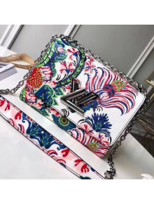 Louis Vuitton Epi Leather Twist MM Bag Flower Print 2018