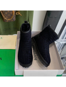 Bottega Veneta Sponge Ankle Boots Black 2021 112213
