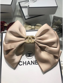 Chanel Bow Headband Hair Accessory Champagne 2021 18