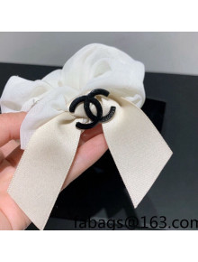 Chanel Hair Ring White 2021 11