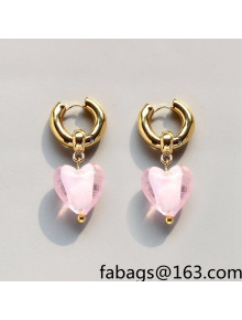 Love Short Earrings Pink 2021 67