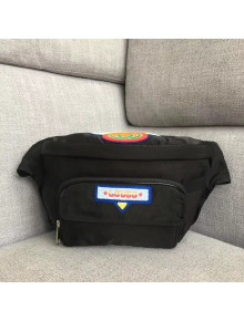 Gucci Belt Bag with Gucci '80s Patch 536842 Black 2018