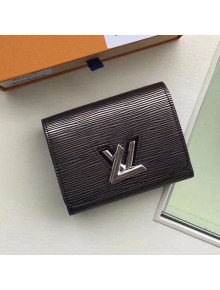 Louis Vuitton Metallic Epi Leather Short Twist Wallet 2017