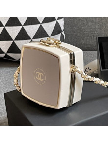 Chanel Patent Goatskin Evening Case Bag AP2398 White 2021