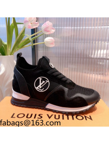 Louis Vuitton Run Away Sneakers Black/White 2021 112458