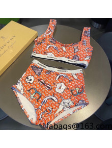 Burberry Swimwear Orange 2022 37