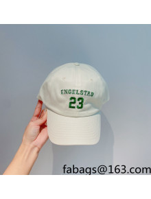 Engelstan Canvas Baseball Hat White/Green 2022 89