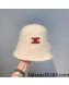 Celine Knit Bucket Hat White 2021 122106
