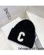 Chanel Knit Hat Black 2021 122234