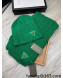 Bottega Veneta Wool Hat and Scarf Set Green 2021 122221