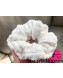 Bottega Veneta Spange Hair Ring White 2021 122230