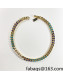 Louis Vuitton NBA Chain Links Patches Necklace Blue 2021 42