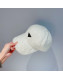 Prada Rabbit Baseball Hat White 2021 84