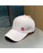 Chanel Canvas Baseball Hat Pink 2021 82