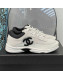 Chanel Suede & Mesh Sneakers G38299 White/Black 2021 60