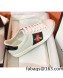 Gucci Ace Sneakers with Embroidered Bee and Web White 2022 38