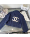 Chanel Denim Short Jacket Blue 2022 56