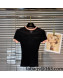 Chanel Knit T-Shirt Black 2022 58