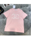Chanel CC Cotton T-Shirt Pink 2022 16