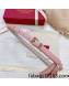 Valentino Rockstud Calf Leather Belt 2cm with Pin Buckle Pink 2022 031137