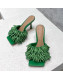 Bottega Veneta Bean Stretch Bead Heel Sandals 9cm Green 2022
