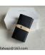 Celine Palm-Grained Leather 6 Key Holder Black/White 2022 02