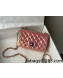 Chanel Iridescent Lambskin Classic Mini Flap Bag A69900 Pink 2021 28