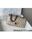 Chanel Metallic Lambskin Medium Flap Bag A01112 Gold/Black Hardware 2021