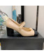 Chanel Lambskin Mary Janes Pumps 4.5/6.5cm Beige 2021