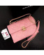 Chanel Lambskin Flap Bag with Metal Ball Chain AS3011 Pink 2021 