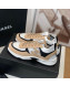 Chanel Knit & Suede Sneakers G38750 Camel Brown 2022