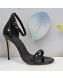 Dolce & Gabbana DG Patent Leather Sandals 10.5cm Black 2021 07