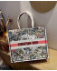Dior Large Book Tote Bag in Multicolor Constellation Embroidery 2021 120163