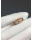 Cartier Pink Gold Love Ring with Diamond-paved,Small Model 03