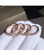 Cartier Pink Gold Love Ring with Diamond-paved,Extra Small Model 04