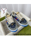 Gucci Screener GG Denim Sneakers Dark Blue 2021 86