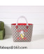 Gucci Children's GG Canvas Tote Bag with Banana Print 410812 Red 2022 17
