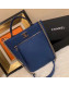 Chanel Calfskin Bucket Bag AS0577 Blue 2019