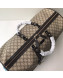 Gucci GG Canvas Carry-on Duffle Travel Bag 206500 Coffee 