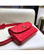 Chanel Lambskin Flap Waist Bag/Belt Bag A88612 Red 2019