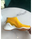 Fendi FFluid Knit Jacquard Zip Sneakers Yellow 2019