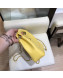 Chanel Lambskin Chanel 31 Mini Shopping Bag AS9196 Yellow 2019