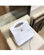 Chanel Lambskin Chanel 31 Mini Shopping Bag AS9196 White 2019