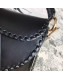 Dior Saddle Medium Bag in Braided Leather Black 2019